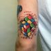 Custom Rubik's Cube tattoos