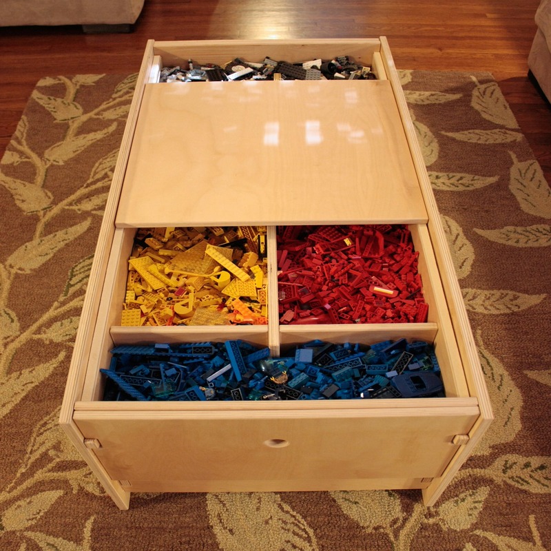 LEGO table with storage