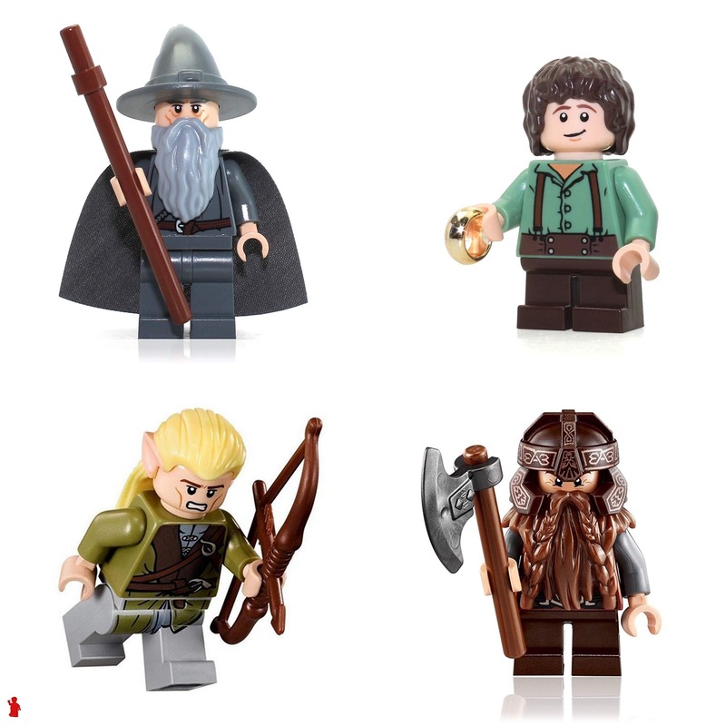 LEGO Rivendell characters