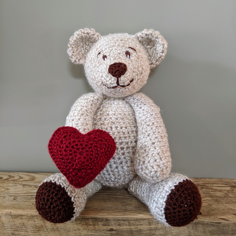 Crochet teddy bear