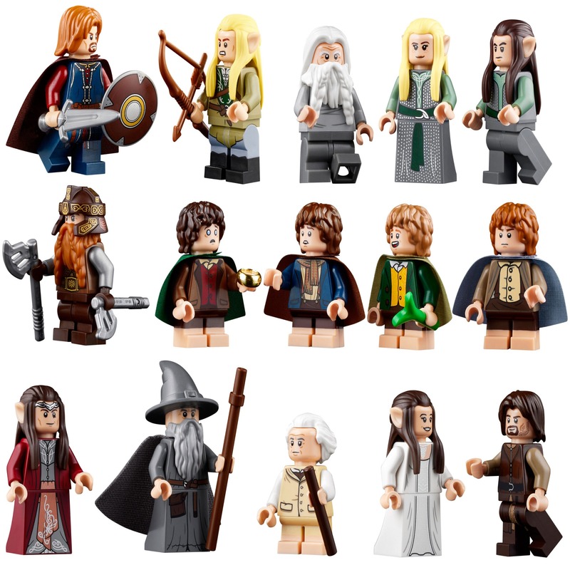 LEGO Rivendell characters