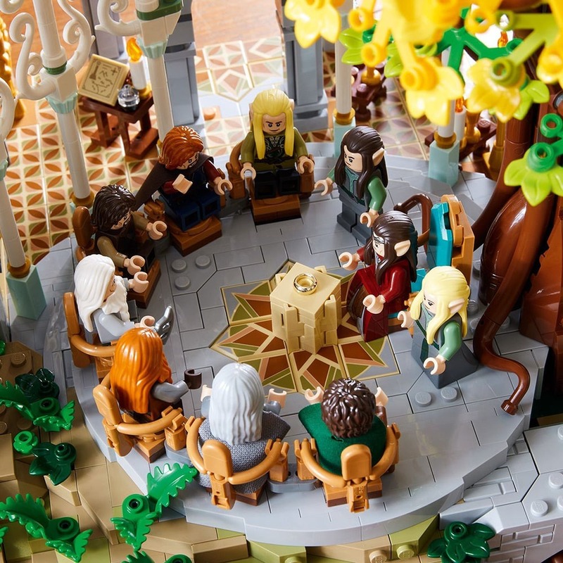 LEGO Rivendell characters