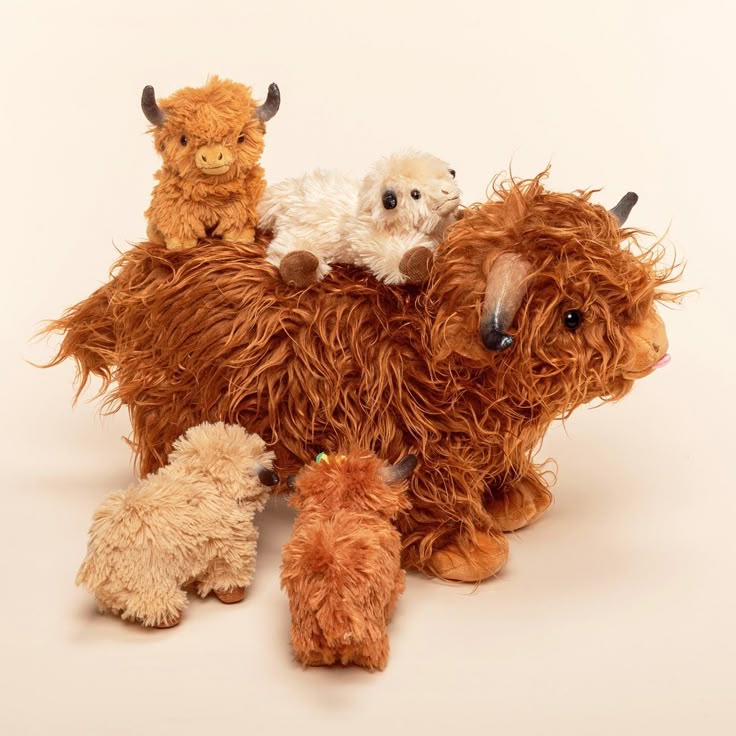 highland cow plush toy