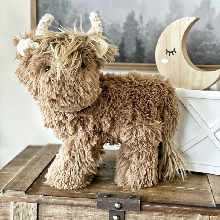 highland cow plush toy