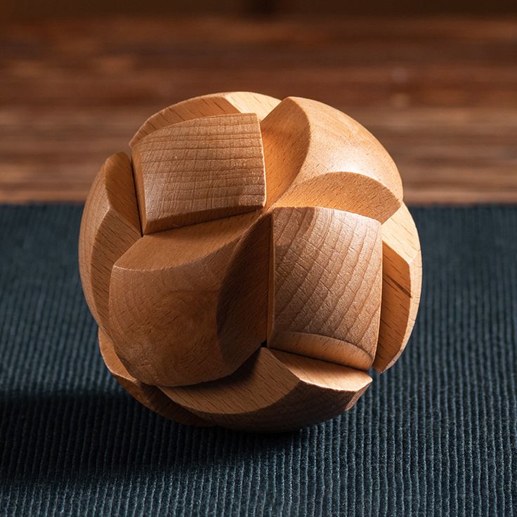 wooden ball puzzle