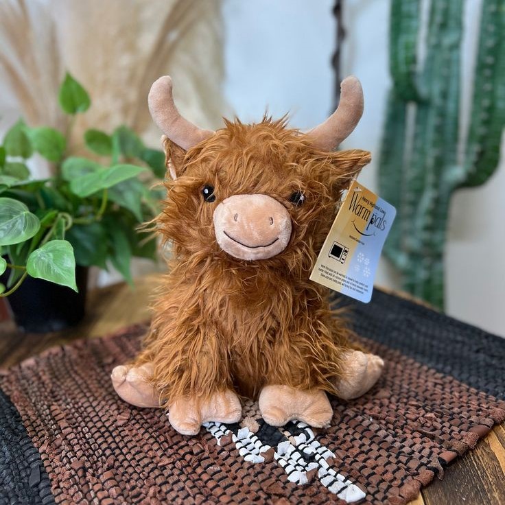 highland cow plush toy