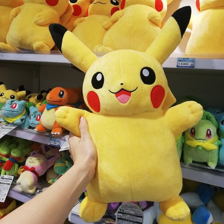 pikachu plush toy