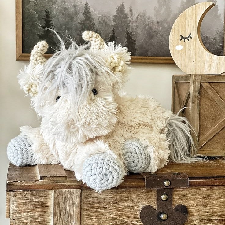 highland cow plush toy