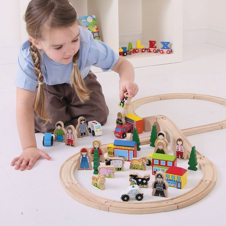 wooden train sets