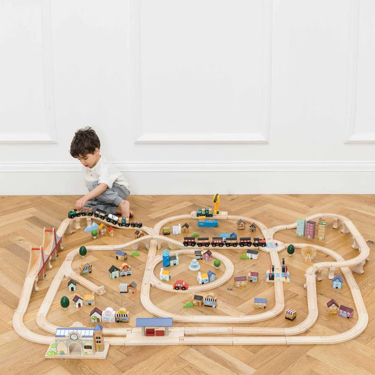 wooden train sets