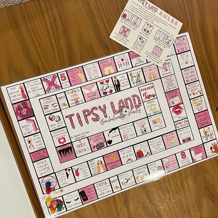tipsy land board game