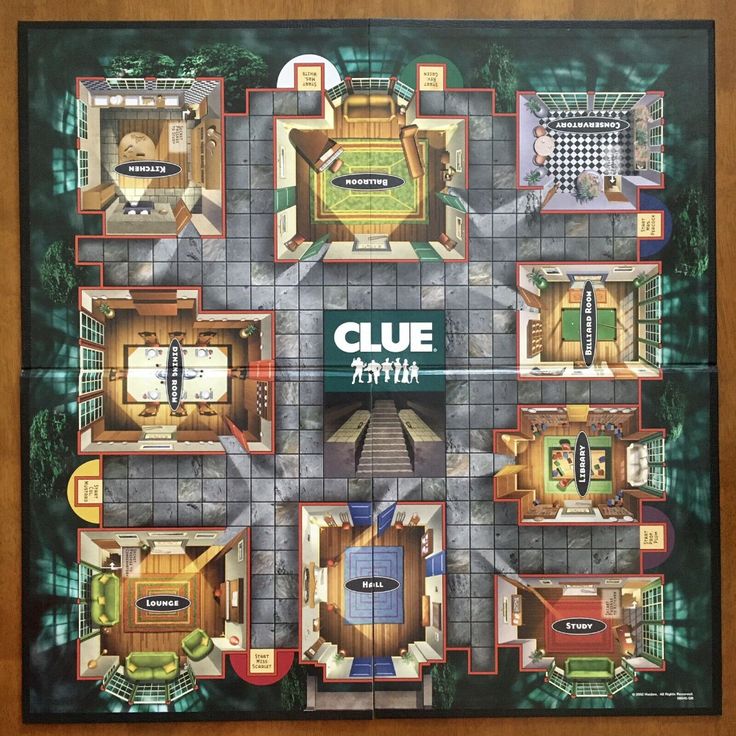 clue game board