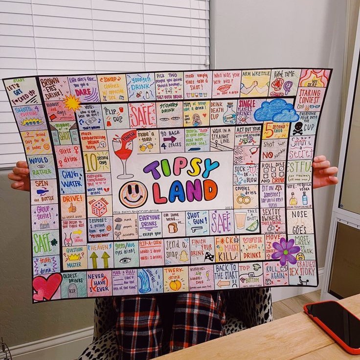 tipsy land board game