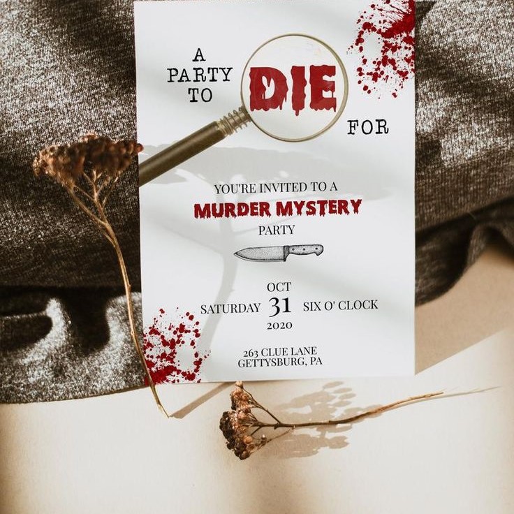 murder mystery board game