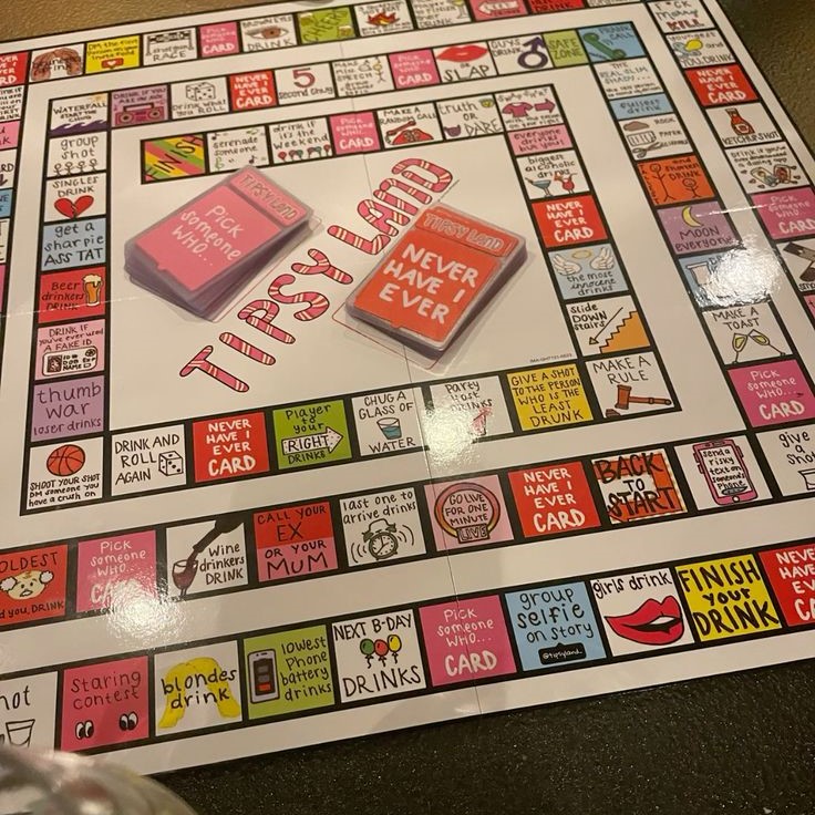 tipsy land board game