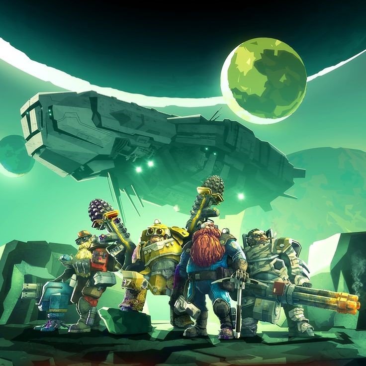 deep rock galactic board game
