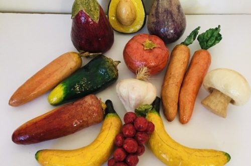 paper mache food