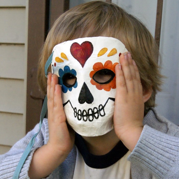 paper mache mask ideas