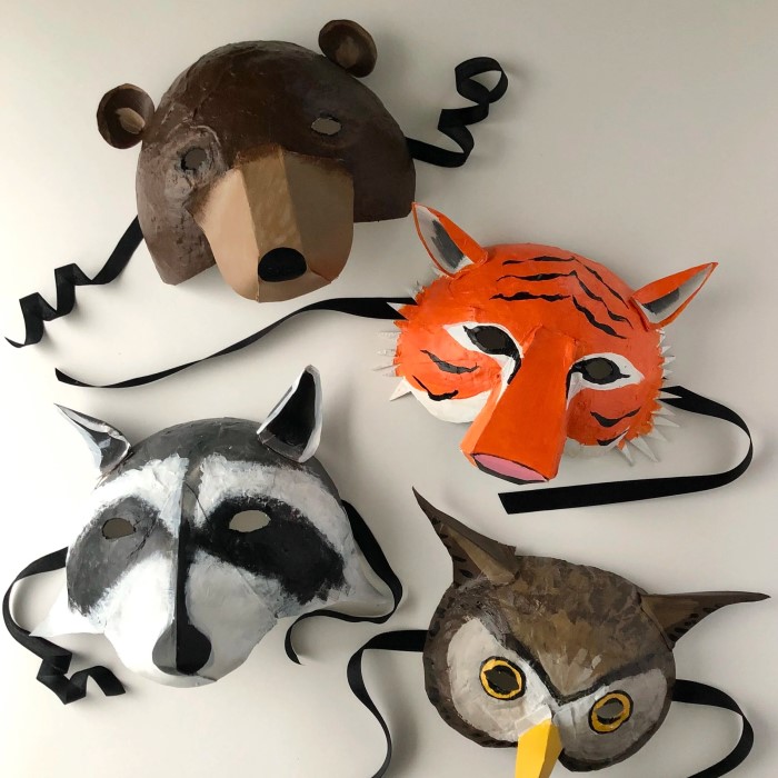 paper mache mask ideas