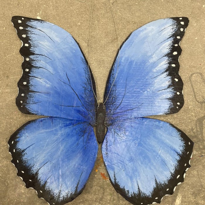 paper mache butterfly