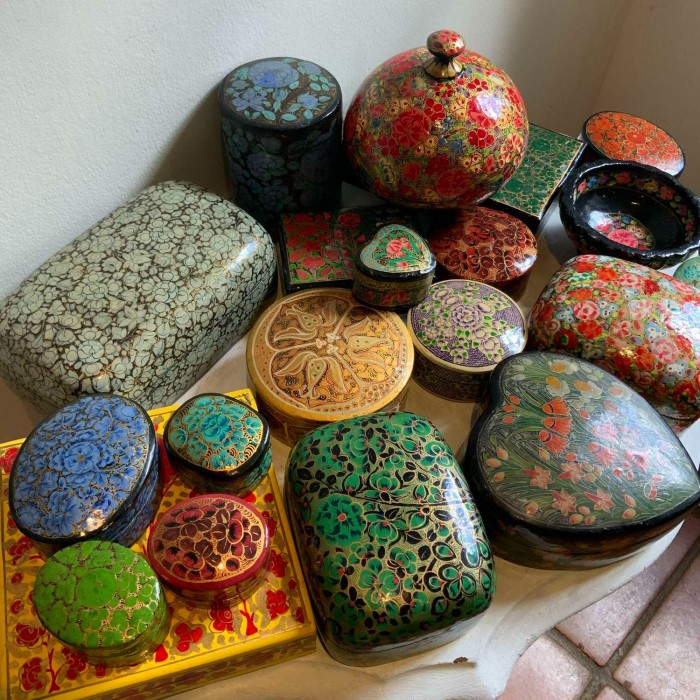 paper mache boxes