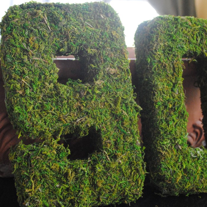 paper mache numbers