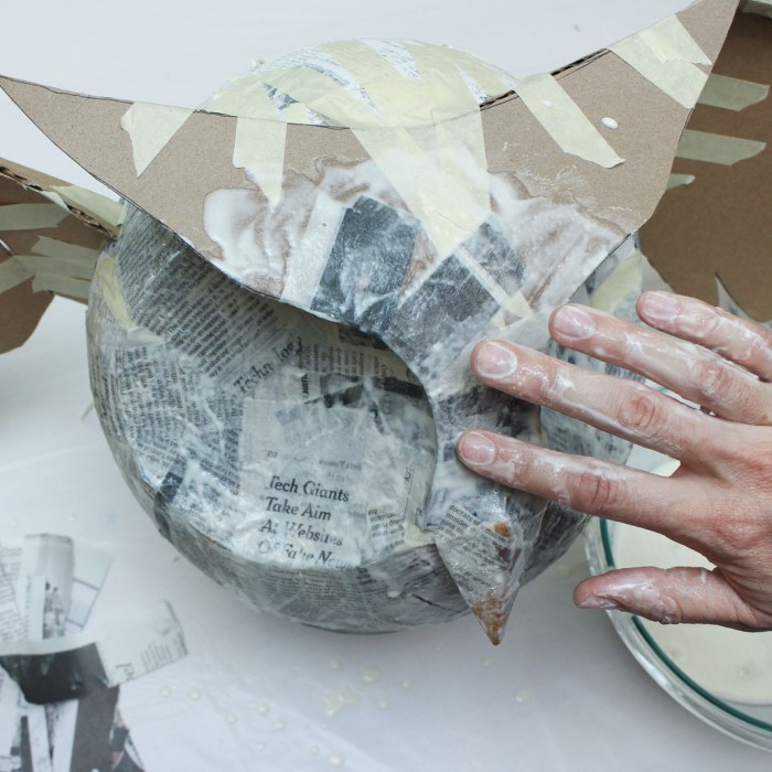 how long does paper mache take to dry