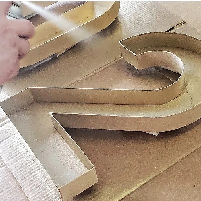 paper mache numbers