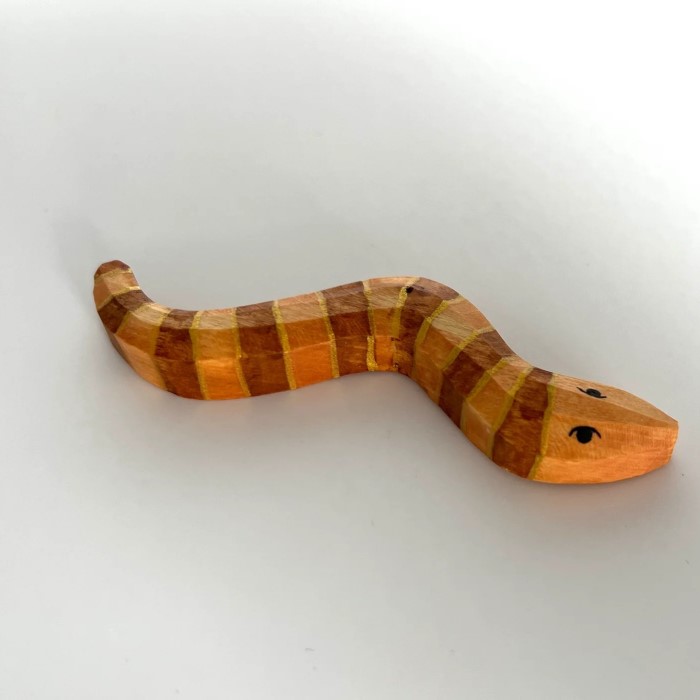 wooden snake toy