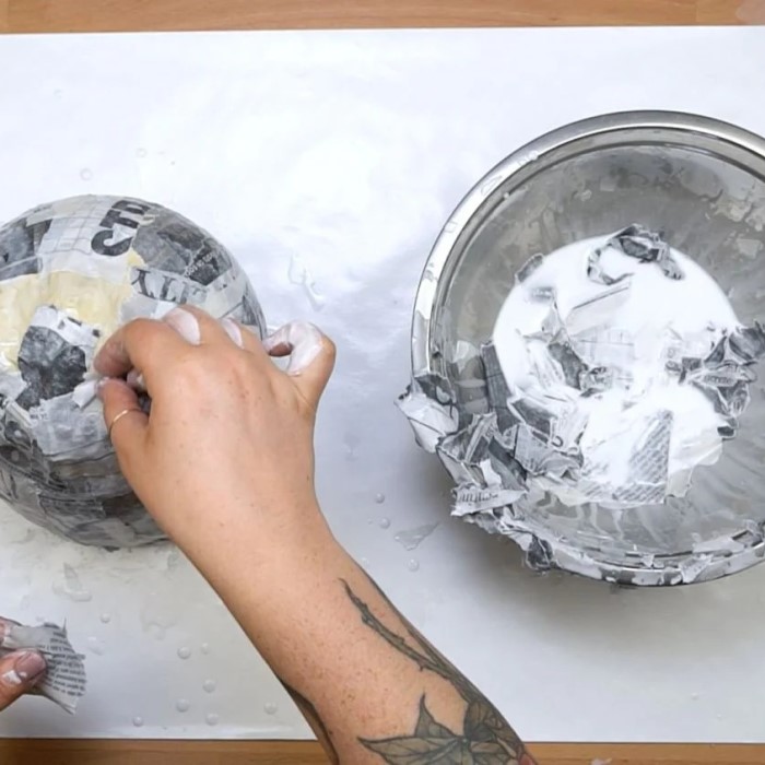 how long does paper mache take to dry