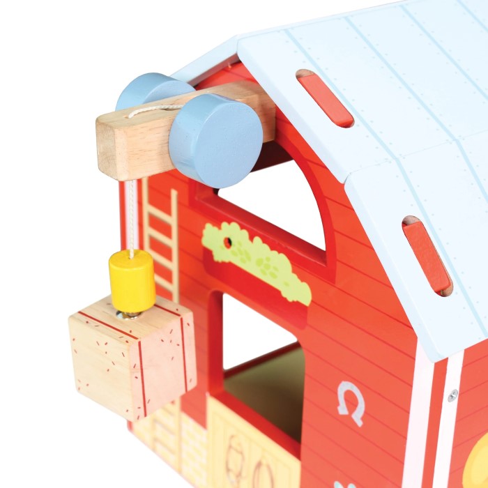wooden toy barn