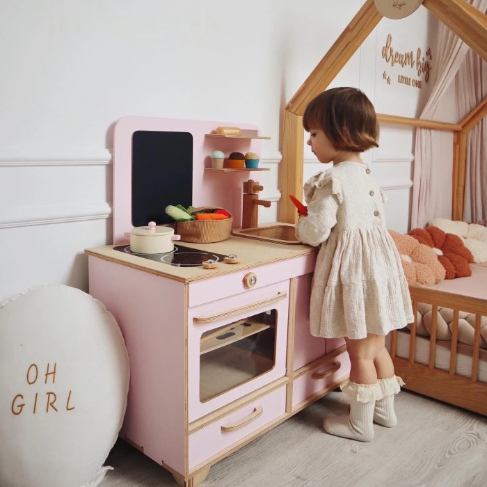 wooden toy kitchen