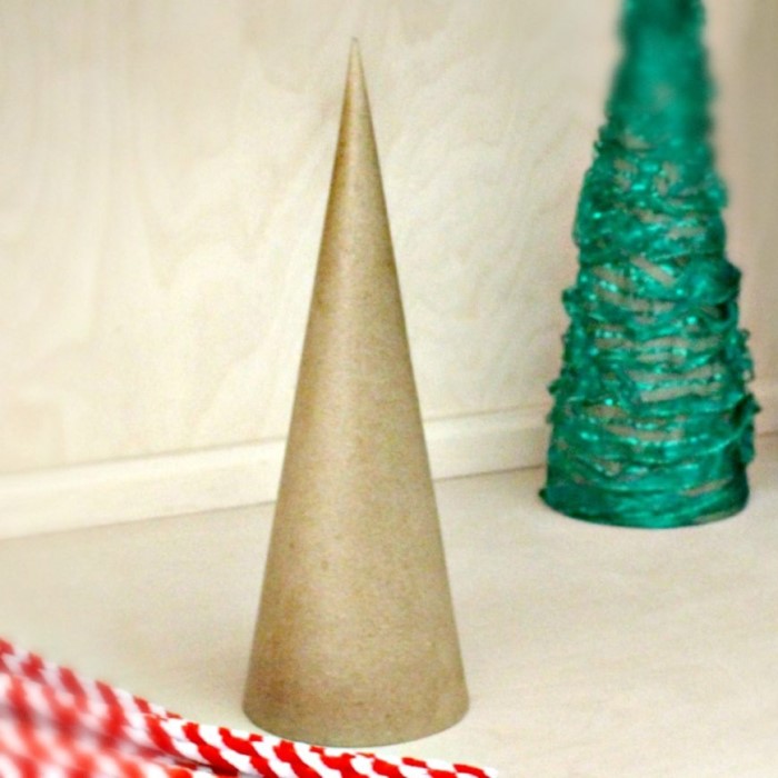 paper mache cones