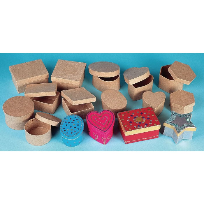 paper mache boxes