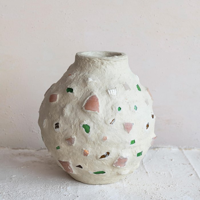 paper mache vase