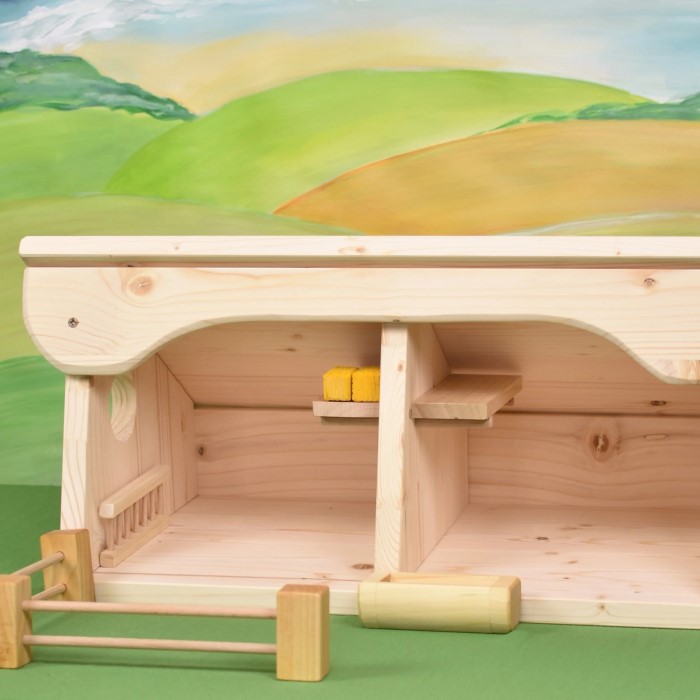 wooden toy barn