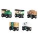 toy wooden trains