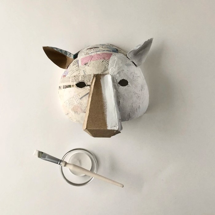 paper mache mask ideas