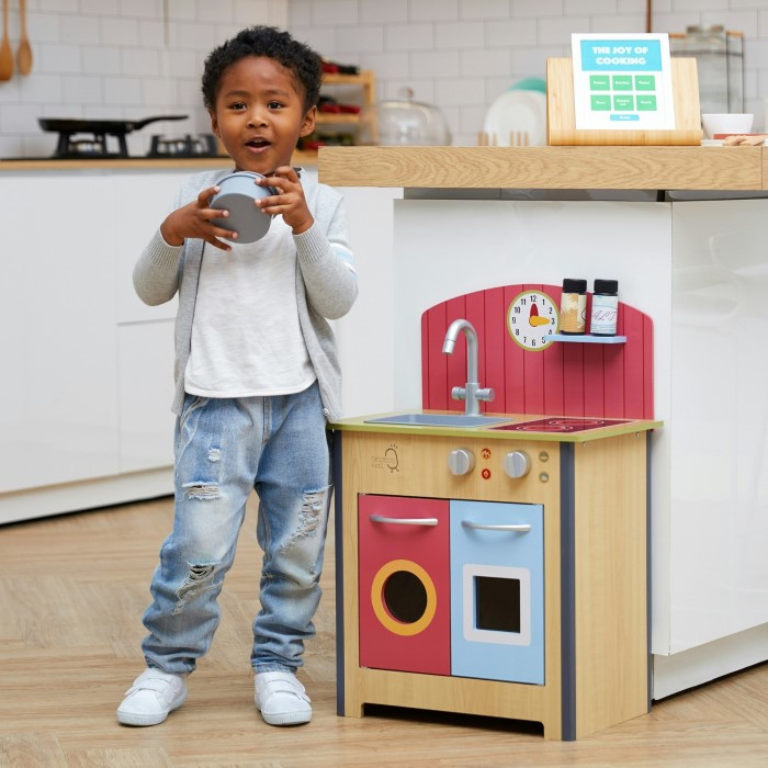 wooden toy kitchen