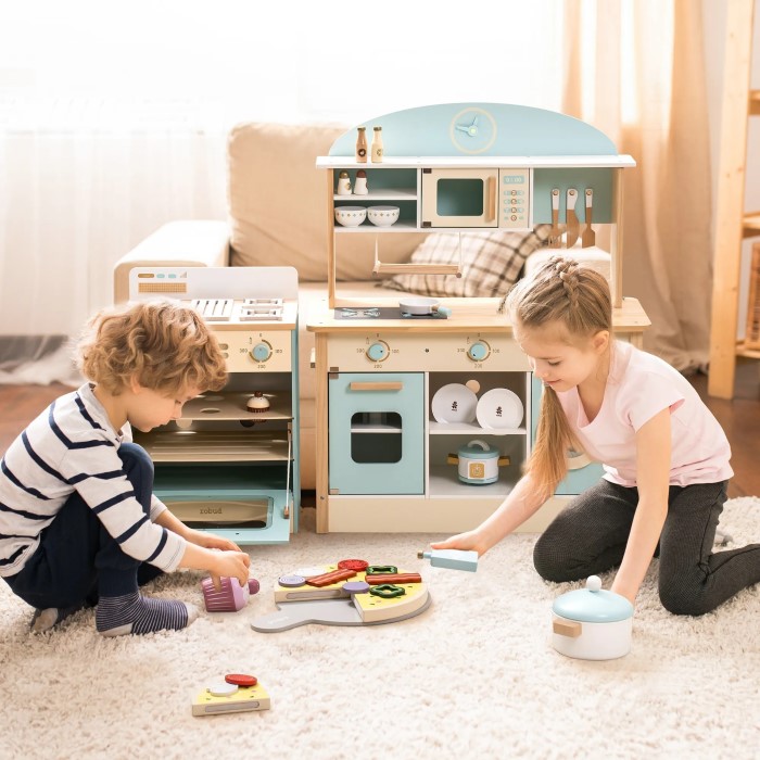 wooden toy kitchen