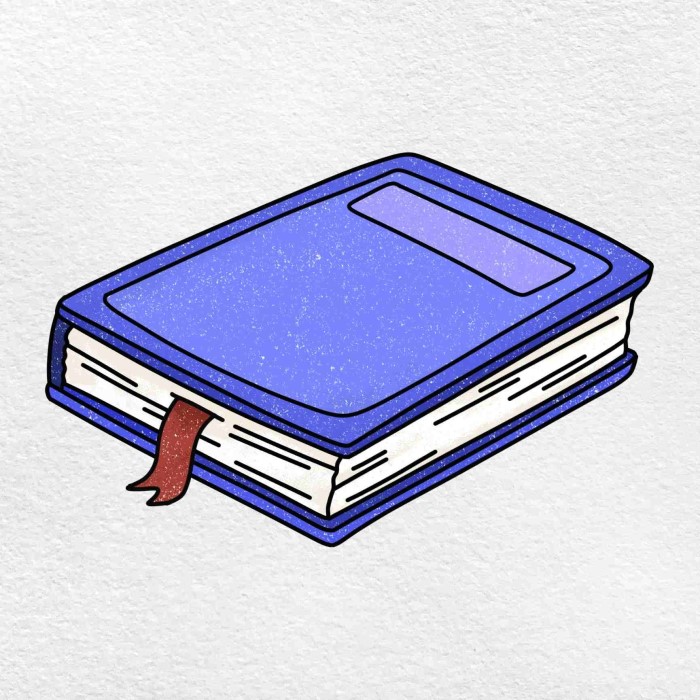 how to draw a book