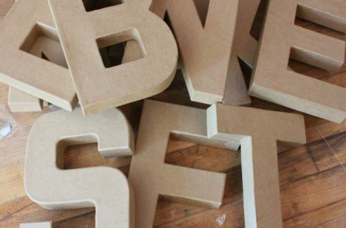 hobby lobby paper mache letters
