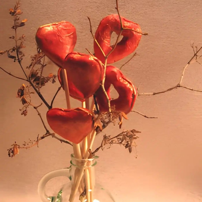 paper mache heart