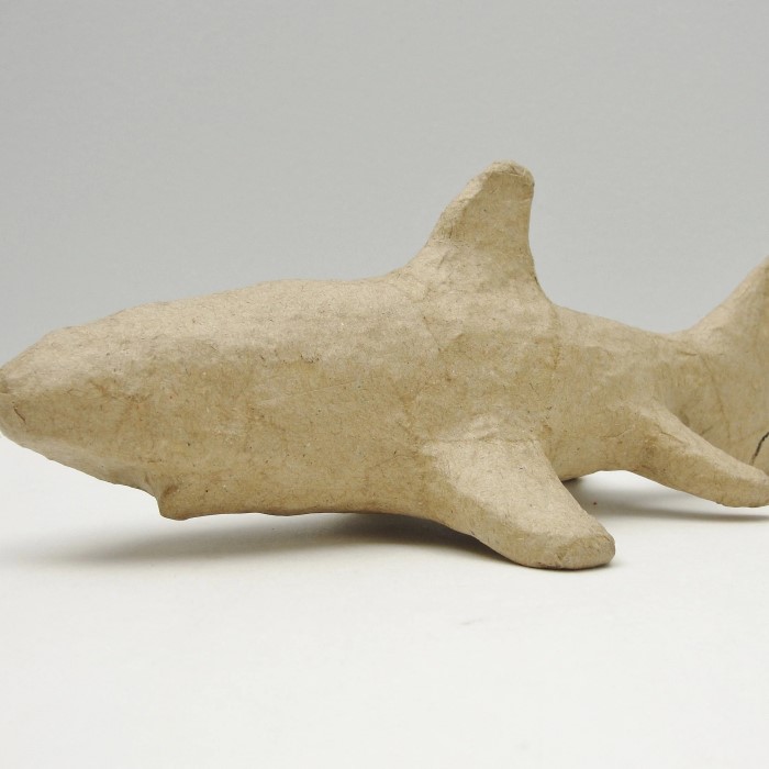paper mache shark