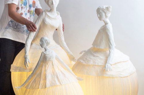 paper mache sculpture