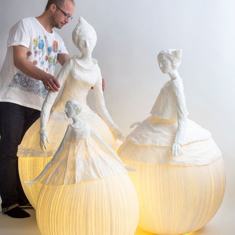 paper mache sculpture