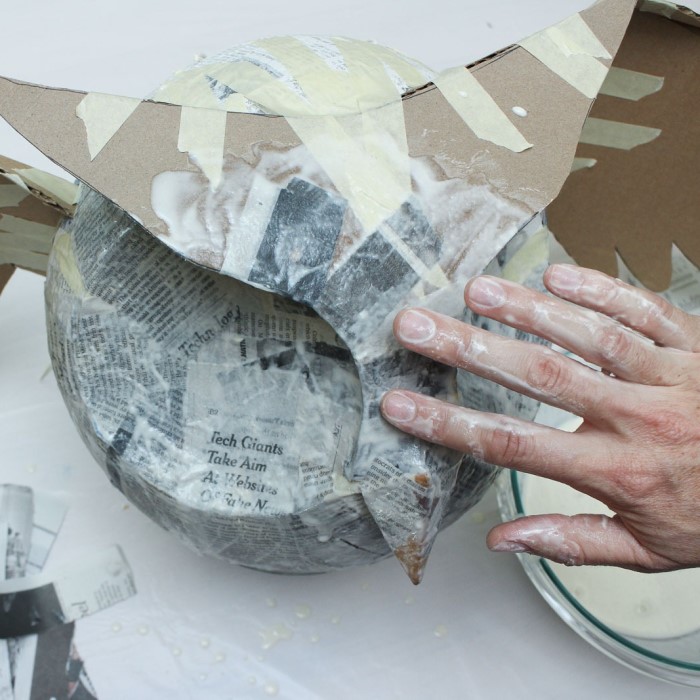 how long does it take for paper mache to dry