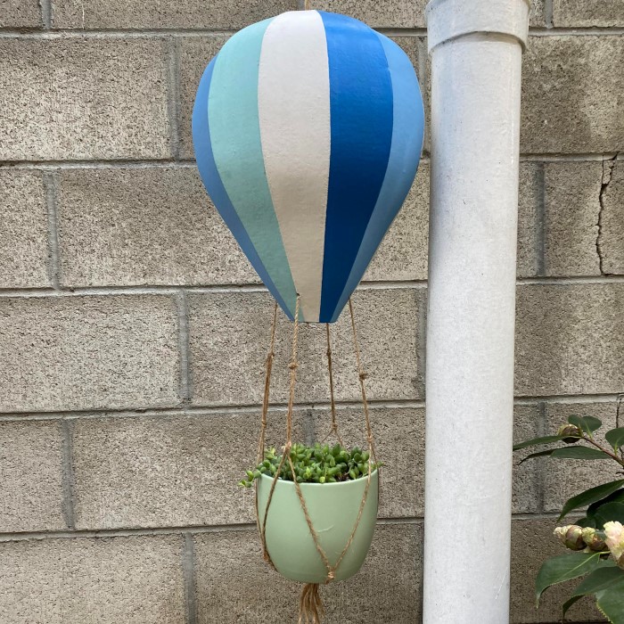 paper mache hot air balloon