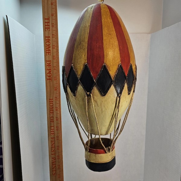 paper mache hot air balloon