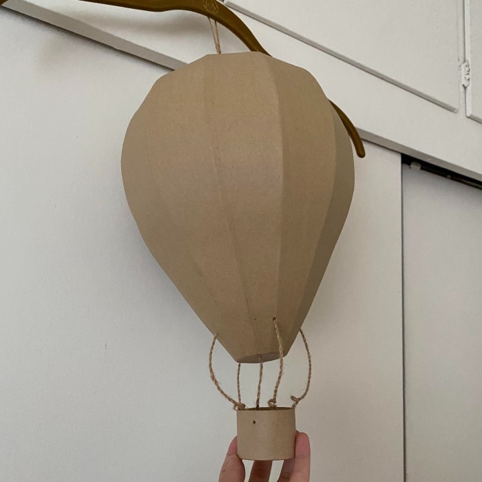paper mache hot air balloon